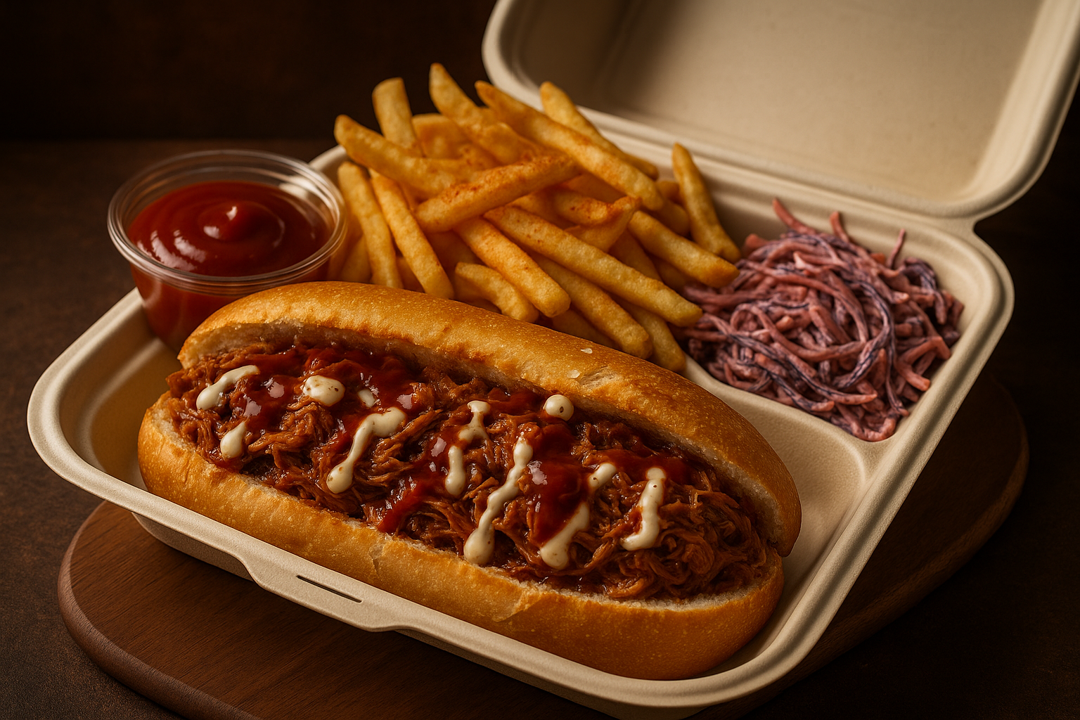 Pulled Chicken Broodje Menu